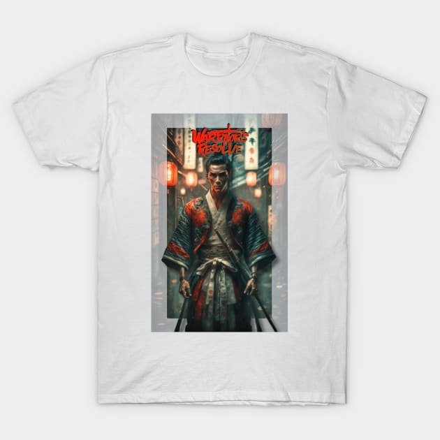 Samurai: Warrior's Resolve T-Shirt by ALM Artbox